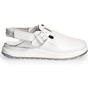 Abeba Active Sandal SRC 87208 Chaussures unisexes – Design lisse – EU 48 – Blanc – Doublure : tissu – Avec fermeture Velcro