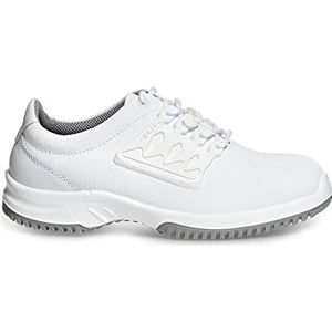 Proteq Veiligheidsschoenen, uni6 1760, lage schoen S1 stalen neus, uniseks veiligheidsschoenen, wit (wit), 40 EU