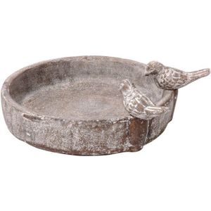 Dobar - Vogeltränke Pool-Oase groß Ø24,5cm, 24,5 x 24,5 x 5,5 cm Vogeltränke