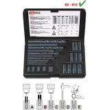 KS Tools 150.1305 Schroefdraad-uitdraaiset, 25-dlg