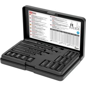 KS Tools 150.1305 Schroefdraad-uitdraaiset, 25-dlg
