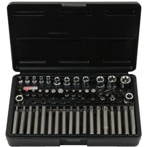 Kstools - ks Tools 1/4+3/8+1/2 Torx-Steckschlüssel- und Bit-Satz, 57-tlg