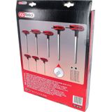 KS Tools - 151.8155 - Inbusschroevendraaier - Kogelkop - 2-componentenhandgreep - Mat Verchroomd