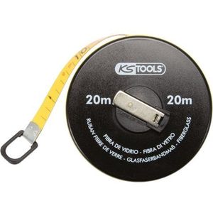 KS Tools Capsulemeetlint met kunststof lint, ABS-kunststof behuizing, lengte = 20 m