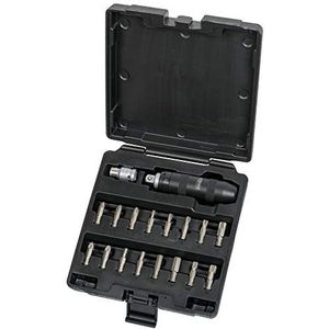 Ks Tools 515.2000 schroevendraaierset met bits, 18-delig, wit