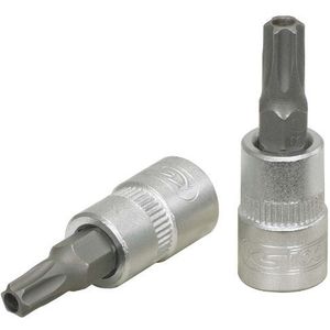 KS Tools 911.1465-E 1/4"" Bit-dopsleutel Torx met boring, TB25, Hanger