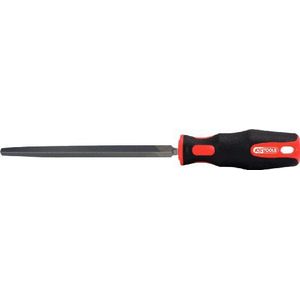 KS TOOLS - 157.0404 - driehoekige vijl, halfrond, L.150 mm - handvat van 2-componenten