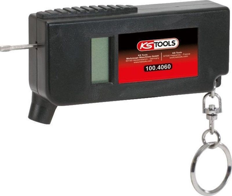 KS TOOLS Bandenspanningsmeter - Digitaal - LCD Display - Gewicht 90g