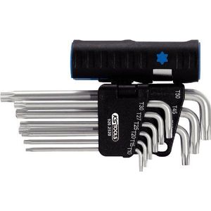 KS Tools 920.2520 - Haakse Schroevendraaierset - 10-delig - T 8 tot T 50