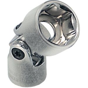 KS Tools 917.3941 3/8"" Dopsleutel, zeskant met kniegewricht, 10mm