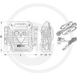 KS Tools Jumpstarter / Starthulp 12 - 700 A
