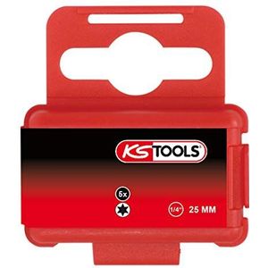 KS Tools 918.3521 – Box met 5 bits voor schroefbits, kleurcodering, TORX®, T25