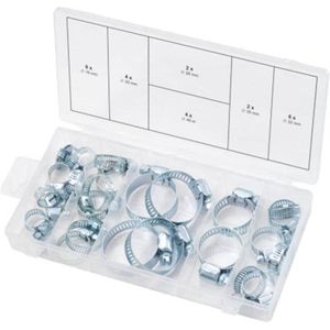 KS Tools - 970.0070 - Assortiment Slangklemmen - 26-dlg - Ø 16-40mm