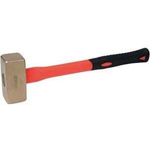 KS Tools 963.2061 – voethamer – greep van 3 materialen – kop 1000 g, 400 mm – productlijn bronsplus – explosiebestendig, aluminium bronslegering