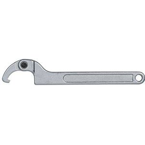 KS Tools Scharnierende haaksleutel met neus, sleutelbreedte 80 - 120 mm, voor borgmoeren