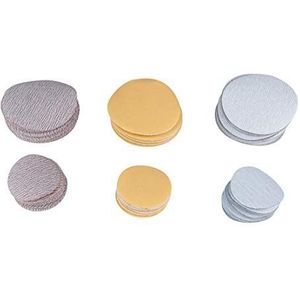 KS Tools 515.5119 Reserve schuurpads korrel 320 Ø 50 mm, verpakking van 10 stuks