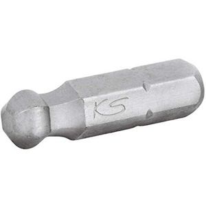 KS Tools 911.3710 1/4"" Bit binnenzeskant, 25mm, kogelkop, 3/32