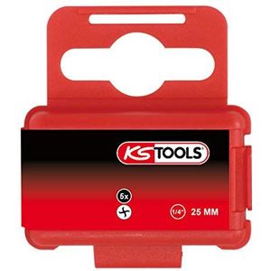 KS Tools 911.3634 1/4"" Bit Torq-Set®, 25mm, #2, 5 per pak