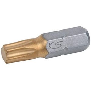 KS Tools 911.3663 1/4"" TIN Bit Torx, 25mm, T40, 5 per pak