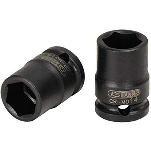 KS Tools 515.1559 3/8"" Dopsleutel zeskant, kracht, kort, 11/16