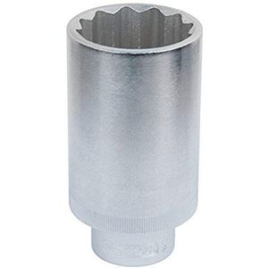 KS Tools 911.4354 – langkantige dopsleutel, 36 mm, chroom-vanadium-afwerking, zijdemat