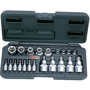 KS Tools 922.4307 van 21 stuks in vrouwen-1/10,2 cm – 1/2 Torx E4 – E20 – T8 – T60