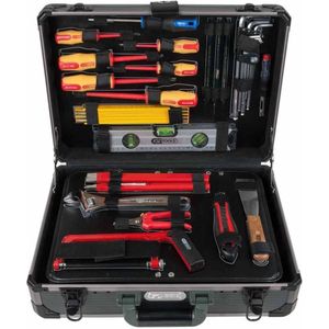 KS TOOLS 1/4" + 1/2“ Elektriker-Werkzeugkoffer 128tlg. - 911.0628