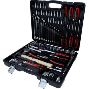 KS-Tools - FlankTraction - Profiel Matglans Verchroomd - Chroom Vanadium - Stevige Kunststof Koffer