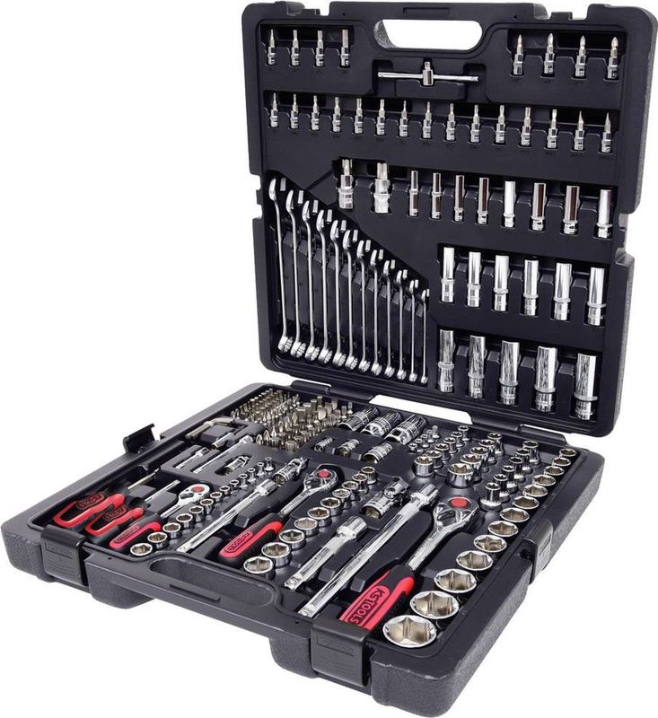 Kstools - ks Tools 1/4+3/8+1/2 CHROMEplus Steckschlüssel-Satz, 216-tlg