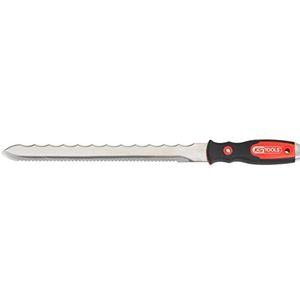KS Tools Messenzaag, 280 mm, snijden van glaswol, fijne en brede vertanding, handgreep van 2 materialen
