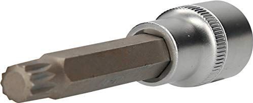 BRILLIANT TOOLS 1/2" Vielzahn-Bit-Stecknuss 140 mm lang M10 - BT022954