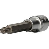 BRILLIANT TOOLS - Torx Bitmof - T45 - 100 mm - 1/2"" Aandrijving - Hoogwaardig Chroomvanadiumstaal