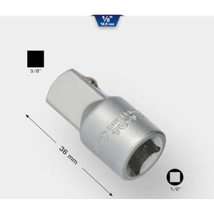 BRILLIANT TOOLS BT022905 1/2"" naar 3/8"" adapter [Powered by KS TOOLS]