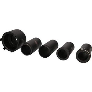 KS Tools 460.5385 Kroonmoersleutelset met 4 geleidebuizen voor Mercedes, Ø 75 mm, 5-dlg