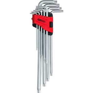 KS Tools Hoekstiftsleutelset extra lang, TORX®, 9 delen