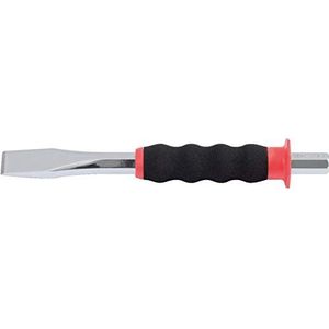 KS Tools 156.0252 Koudbeitel vlak met handbescherming, 10 mm, 8-kant
