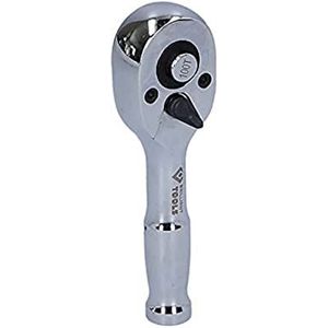 BRILLIANT TOOLS - BT020999 - Omschakelbare Ratel - Metalen Greep - 100 Tanden