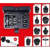 KS TOOLS 3/8" Öldienst-Spezialprofil-Satz für Kunststoff-Ölablassschrauben, 9-tlg - 150.1040