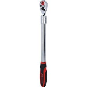 KS Tools 1/2'' MONSTER telescopische omschakelbare ratel, 100 tanden, rood/zwart