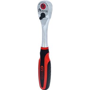 KS Tools 3/8'' MONSTER omschakelbare ratel, 96 tanden, rood/zwart