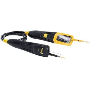 KS Tools 117.0205 Spanningstester met beschermende isolatie | tweepolig | 12-1000 V, zwart, geel