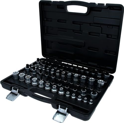 Ks Tools 1/4+3/8+1/2 Torx-Steckschlüssel-Satz, 77-tlg