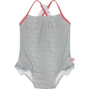 Lässig Splash & Fun Tanksuit girls - Striped coral 18 months