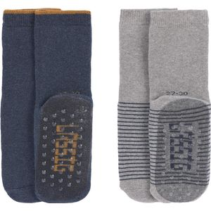 Lässig Anti-slip sokjes 2 paar assorted blue/grey,