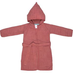 Lässig - Badjas - Muslin - Rosewood - 12 tot 18 maanden
