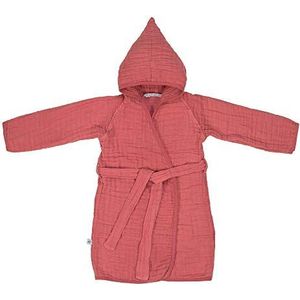 Lässig Badjas - Mousseline - 2-3 jaar - Rosewood - Lässig - OneSize - Badjas