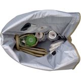 LÄSSIG Luiertas Rolltop Backpack rugzak incl verschoningsmatje - olive