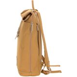 LÄSSIG Luiertas Rolltop Backpack rugzak incl verschoningsmatje - curry