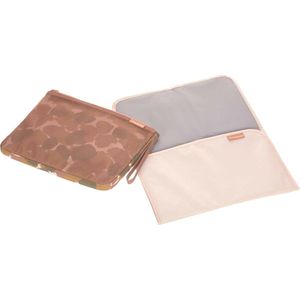 LÄSSIG Babyluiertas met aankleedkussen voor onderweg/casual veranderende organizer, gekleurde spots