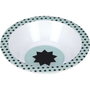 LÄSSIG Kinderkom schaaltje kinderservies zonder melamine, BPA-vrij, voor vaatwasser en magnetron/Bowl PP Little Chums Dog